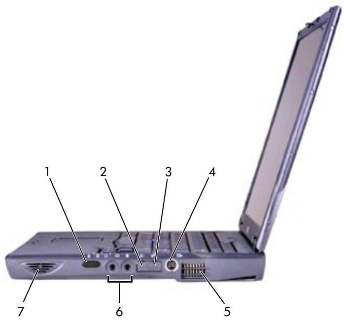 DELL LATITUDE C610 - Pohlad sprava - 2