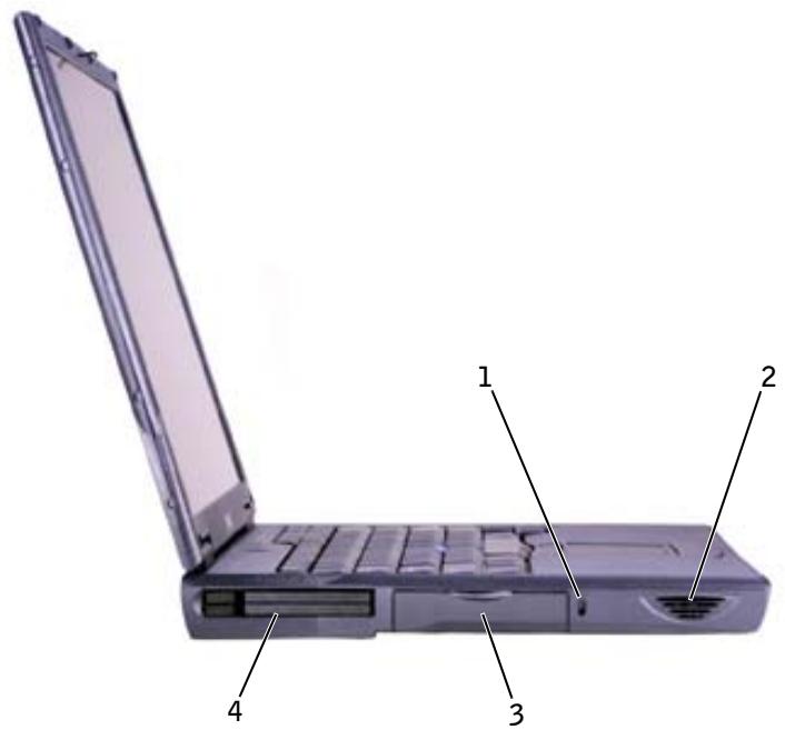 DELL LATITUDE C610 - Left Side View - 1