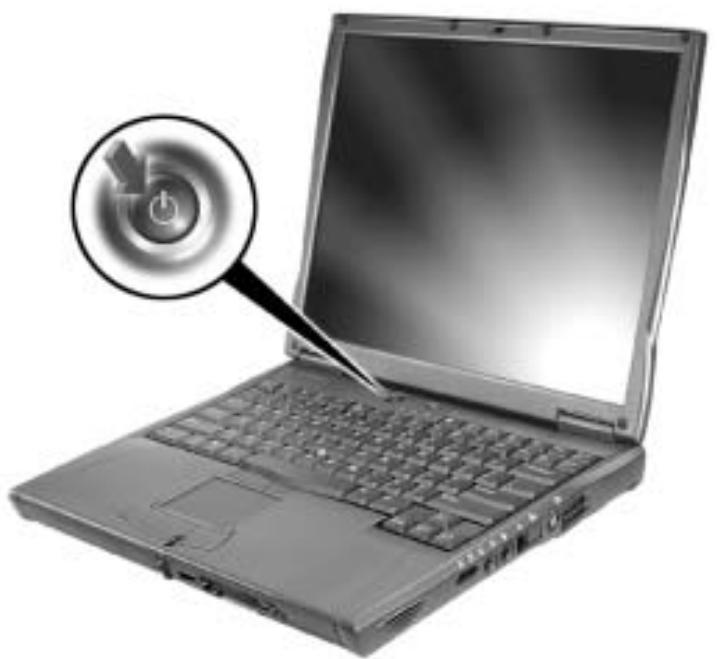 DELL LATITUDE C610 - A számítógp bekapcsolása - 1