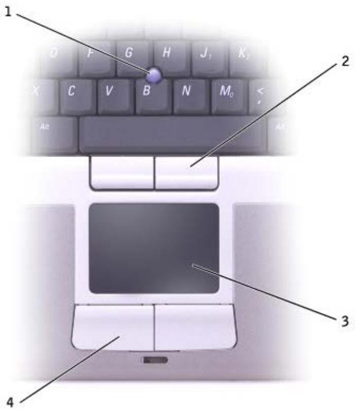 DELL LATITUDE D400 - Touch Pad - 1