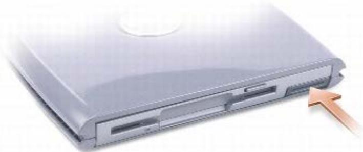 DELL LATITUDE D400 - Removing and Installing Devices When the Computer is Turned Off - 1