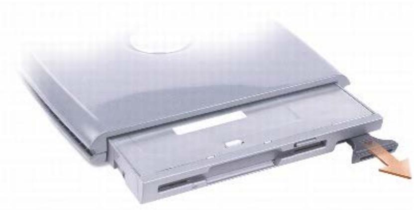 DELL LATITUDE D400 - Removing and Installing Devices When the Computer is Turned Off - 2