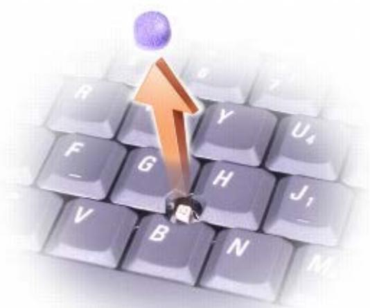 DELL LATITUDE D400 - Changing the Track Stick Cap - 1