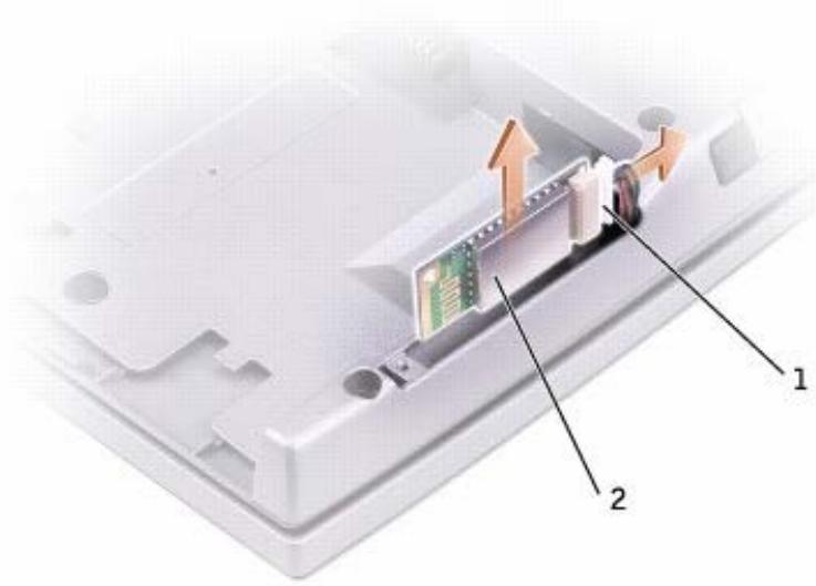 DELL LATITUDE D400 - Replacing a Bluetooth™ Module - 4