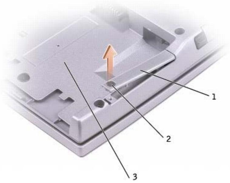 DELL LATITUDE D400 - Replacing a Bluetooth™ Module - 3
