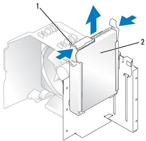DELL DIMENSION E520 - Removing a Hard Drive - 2