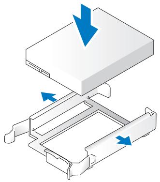 DELL DIMENSION E520 - Installing a Hard Drive - 3
