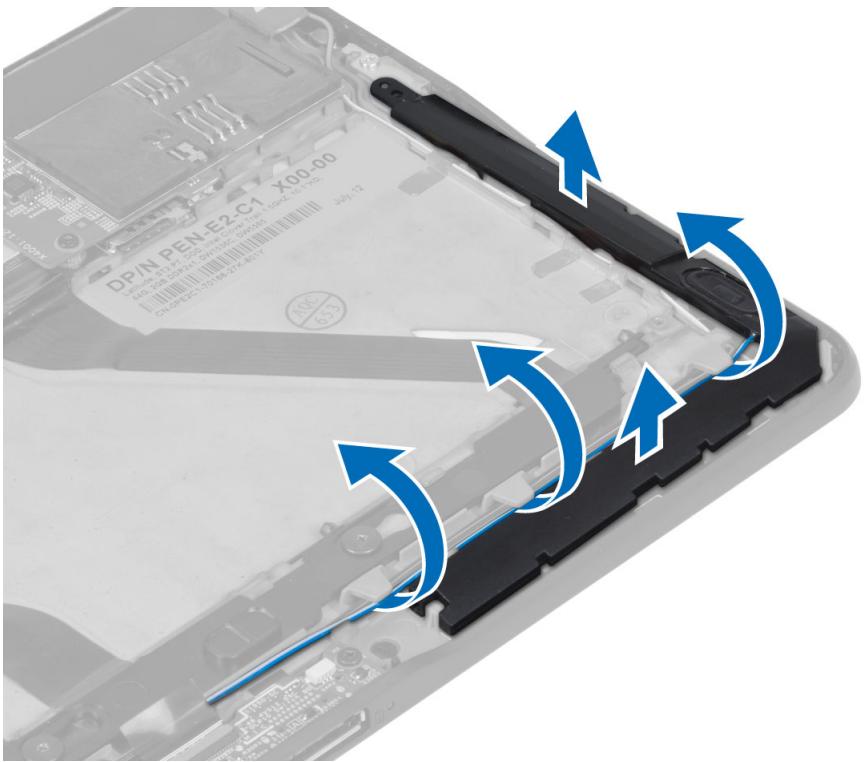 DELL LATITUDE ST2 - Retrait des haut-parleurs - 4