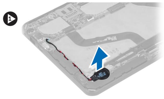 DELL LATITUDE ST2 - Retrait des haut-parleurs - 1