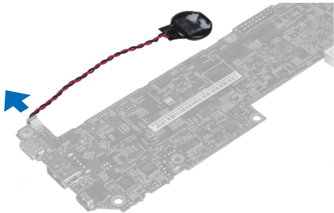 DELL LATITUDE ST2 - Retrait de la pile bouton - 1