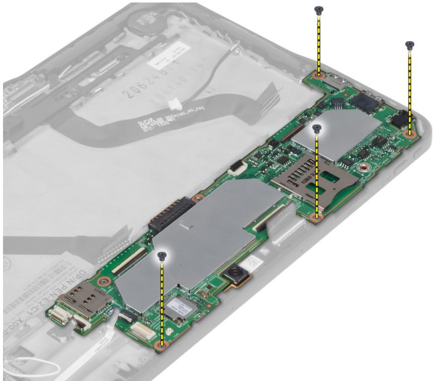 DELL LATITUDE ST2 - Retrait de la carte système - 1