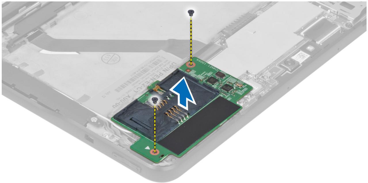 DELL LATITUDE ST2 - Retrait du lecteur de carte à puce - 2