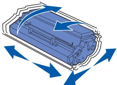 DELL P1500 - Removing toner cartridge packaging - 5