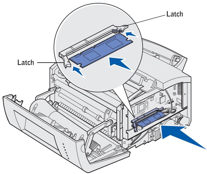 DELL P1500 - Installing a memory card - 3