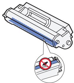 DELL P1500 - Removing toner cartridge packaging - 4