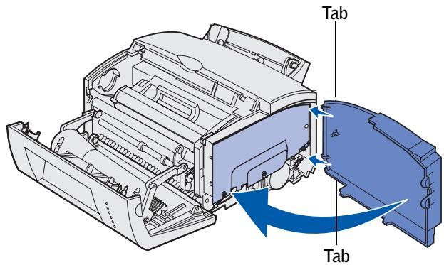 DELL P1500 - Reattaching the printer side cover - 1