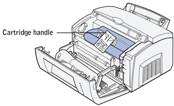DELL P1500 - Removing toner cartridge packaging - 2