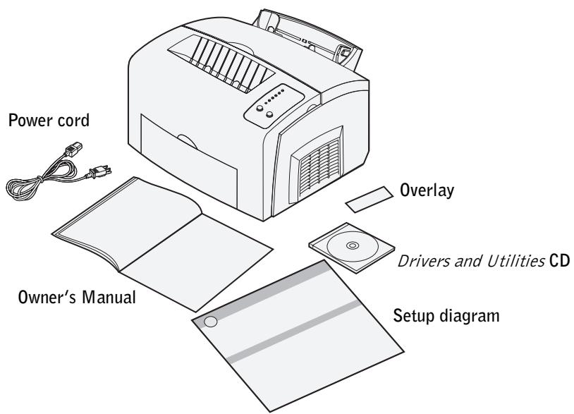 DELL P1500 - Unpack the printer - 1