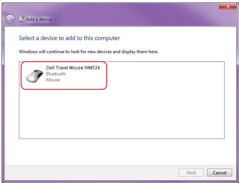 DELL WM524 - Connexion de votre souris de voyage dell WM524 sur windows 7 - 2