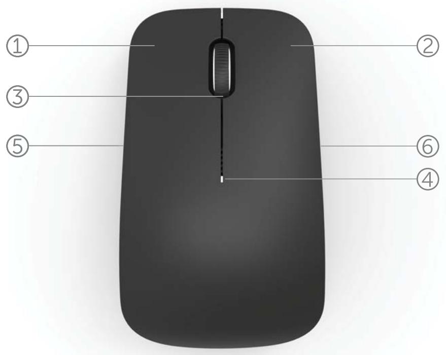 DELL WM524 - Connexion de votre souris de voyage dell WM524 sur windows 8 - 10