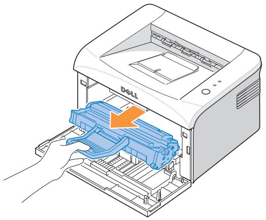 DELL 1100 - Replacing the Toner Cartridge - 5