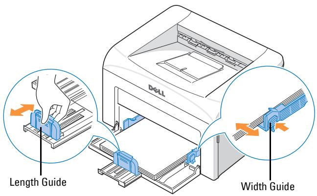 DELL 1100 - Loading Paper in the Paper Tray - 4