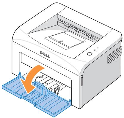 DELL 1100 - Loading Paper in the Paper Tray - 1
