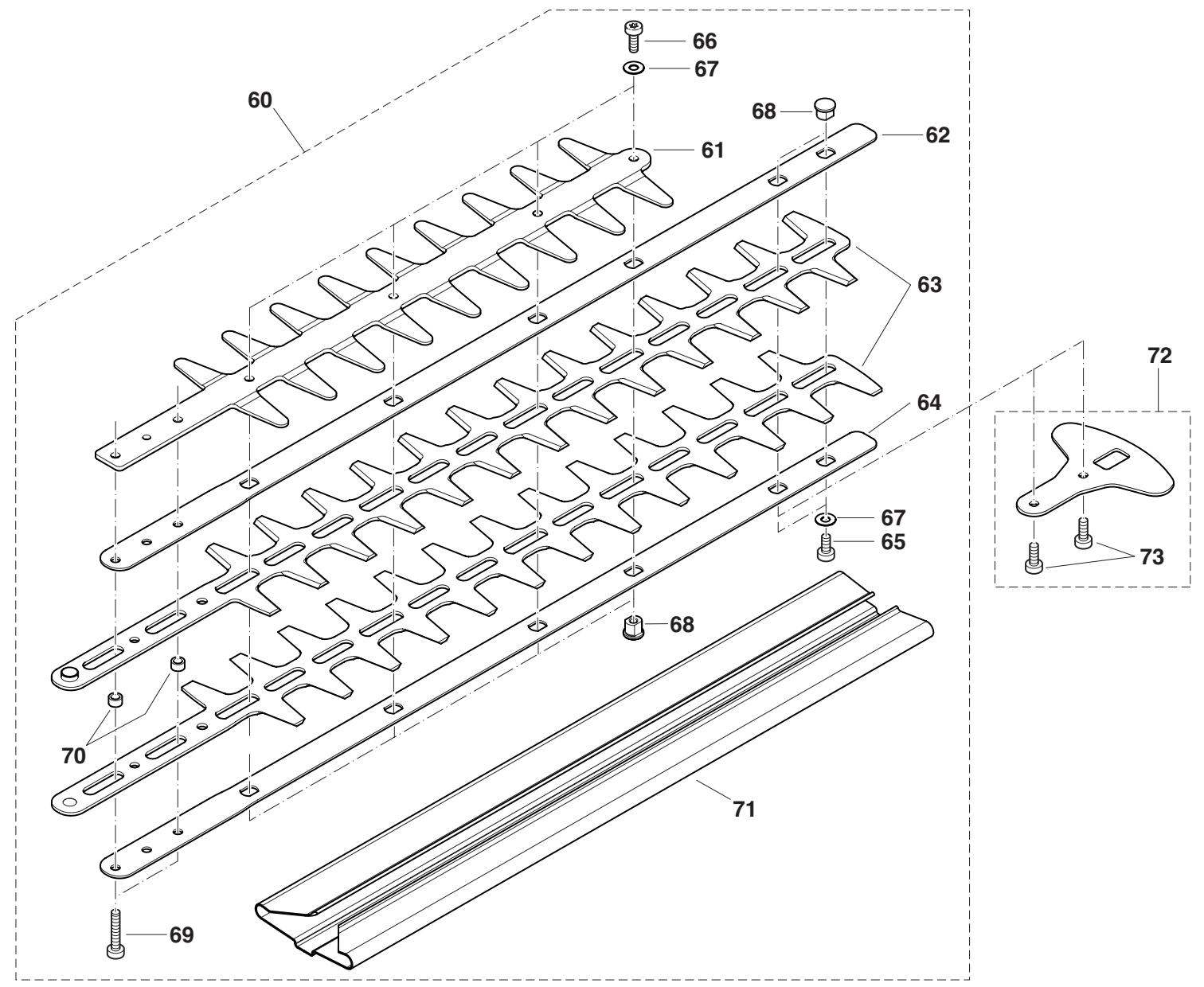 DOLMAR HT-255 - Liste de pièces détachées - 5