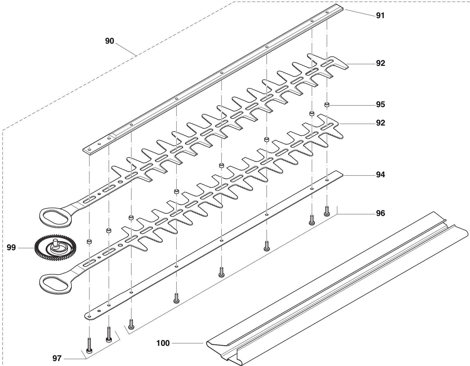 DOLMAR HT-255 - Liste de pièces détachées - 7