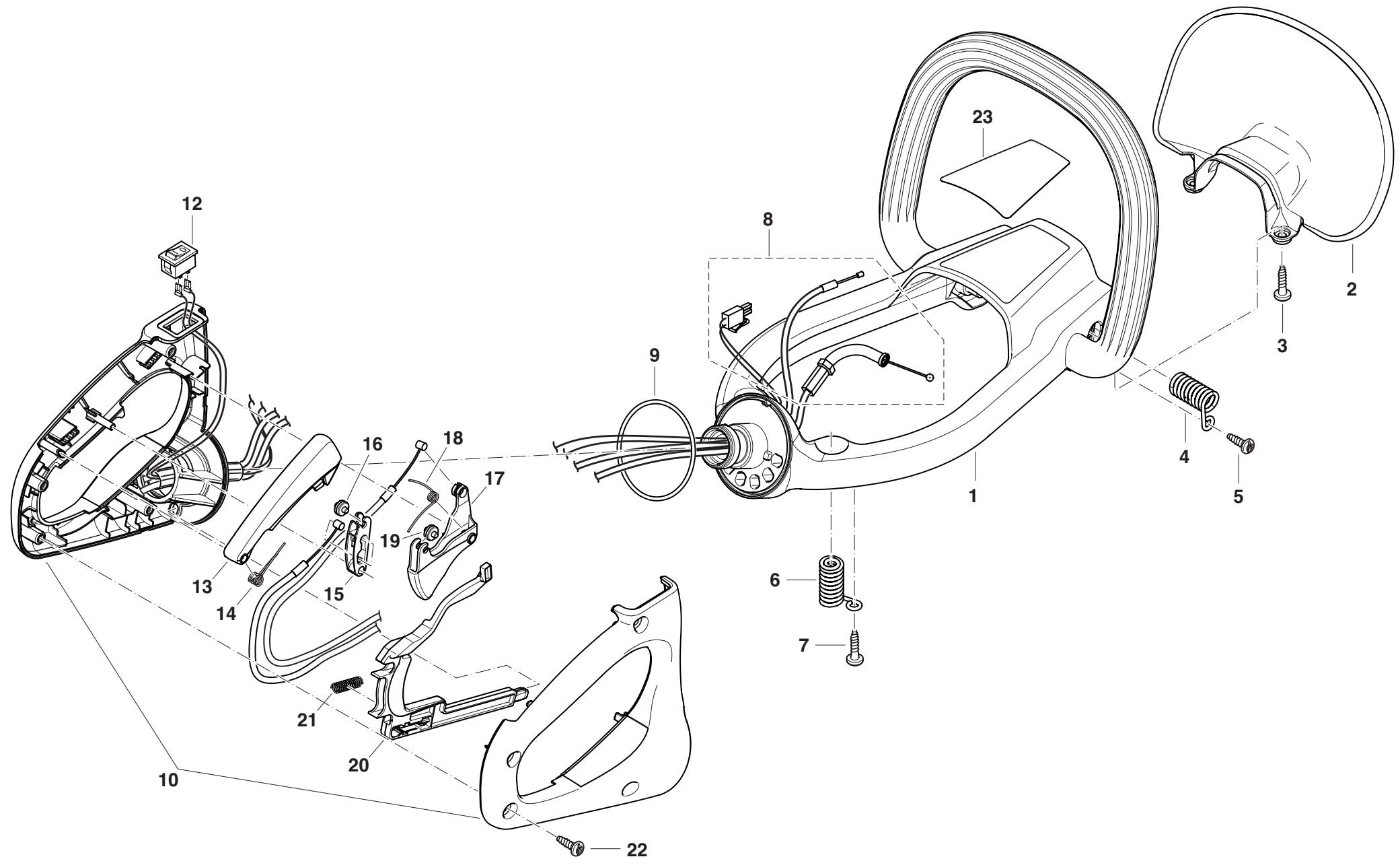 DOLMAR HT-255 - Liste de pièces détachées - 3