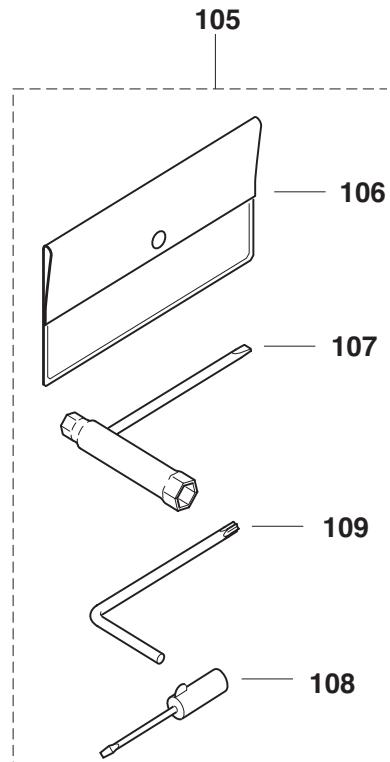 DOLMAR HT-255 - Liste de pièces détachées - 8