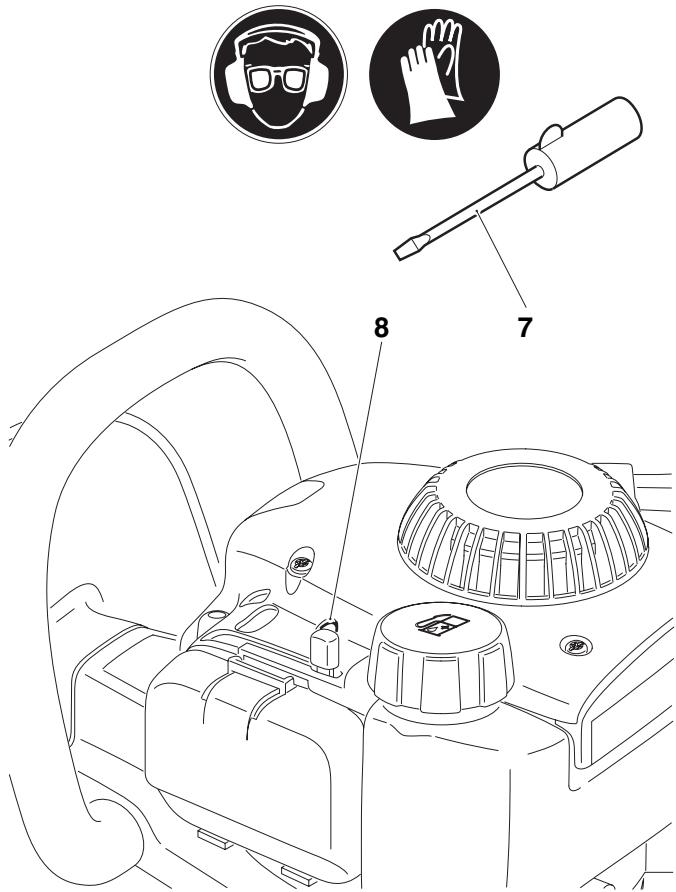 DOLMAR HT-2950 - Éteindre le moteur - 1