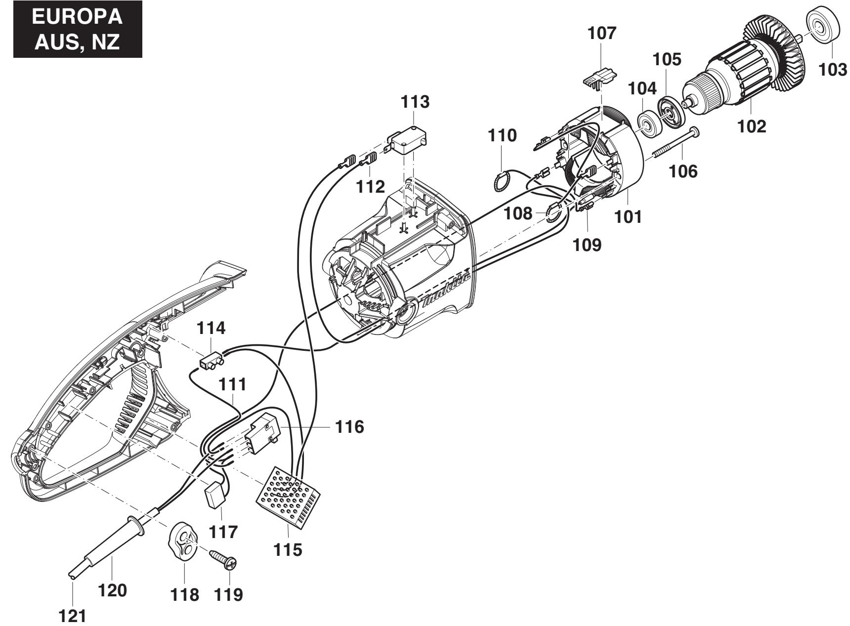 DOLMAR ES-2135 A - Liste de pièces détachées - 3