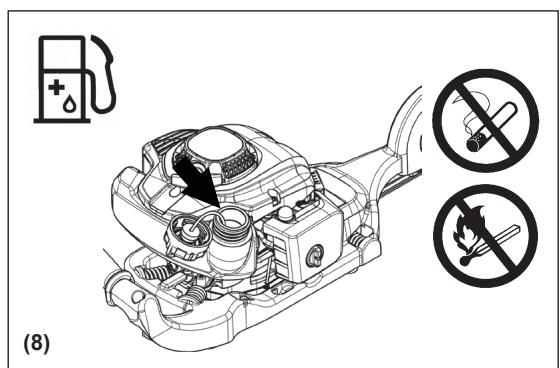 DOLMAR HT-2475 - Reabastecimento de combustível - 4