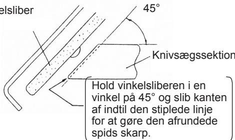 DOLMAR HT-2475 - Justering af knife - 4