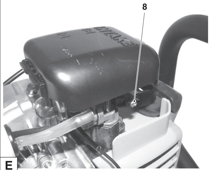 DOLMAR HT-2556 D - Starting position for the HT-2576 E - 8