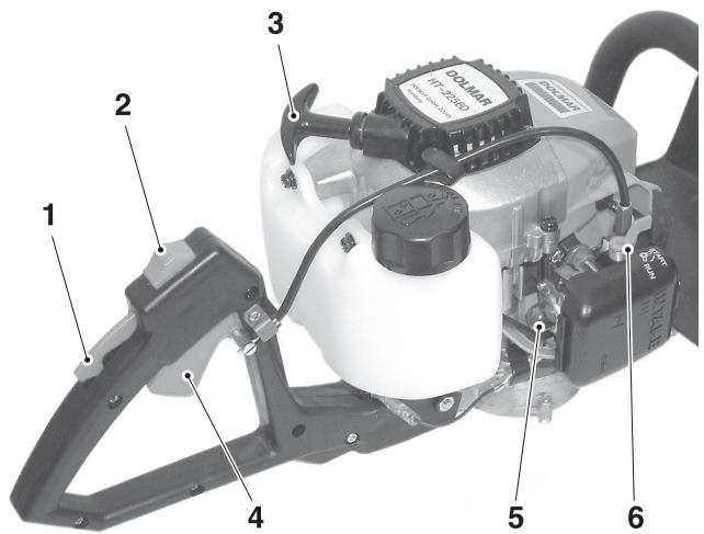 DOLMAR HT-2556 D - Starting position for the HT-2576 E - 3