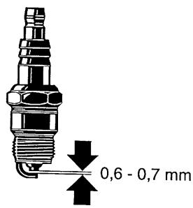 DOLMAR MH-2556 - Checking the spark plug - Every 8 hours (daily) - 1