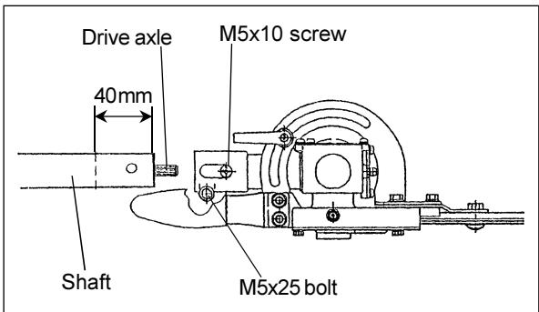 DOLMAR MH-2556 - ATTACHING THE HANDLE - 2