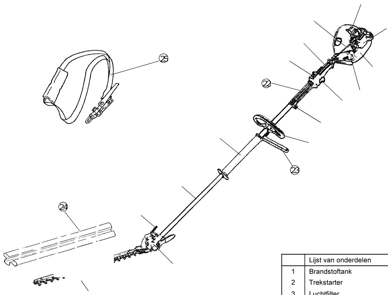 DOLMAR MH-2556 - LAGERUNG - 2