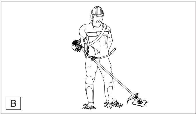 DOLMAR MS-330 C - Balancing the brushcutter - 1