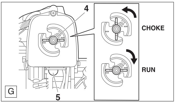 DOLMAR MS-330 C - Starting the engine - 2