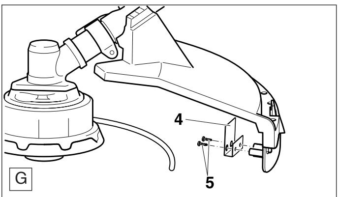 DOLMAR MS-330 C - Replacing the line knife - 1