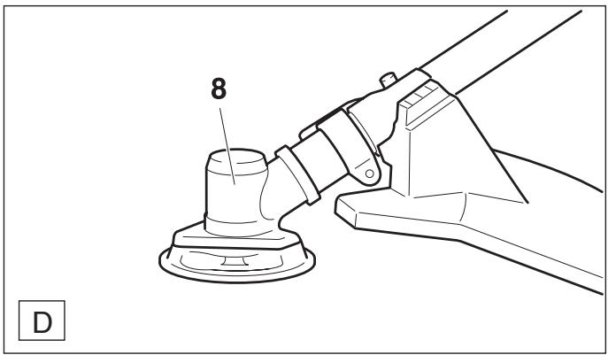DOLMAR MS-330 U - Lubricating the gear box - 1