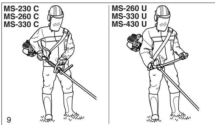 DOLMAR MS-330 U - Putting into operation - 4