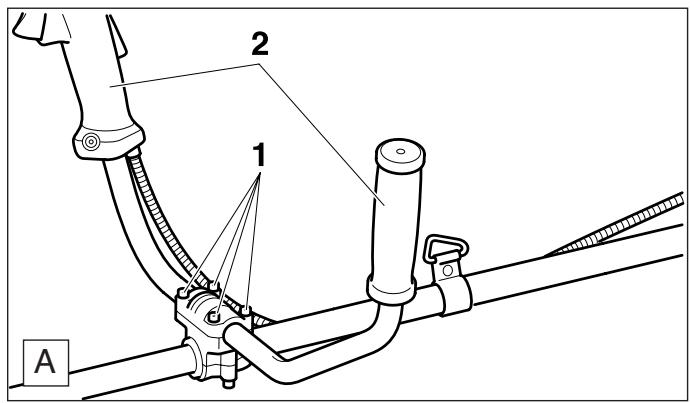 DOLMAR MS-330 U - Installing the handle - 1