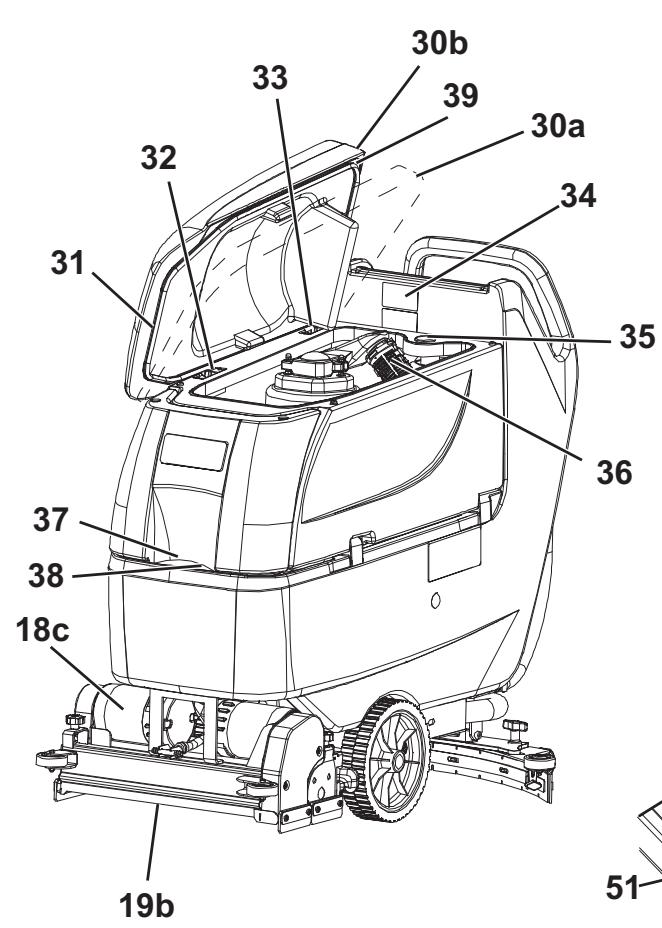NILFISK BA 551 - MACHINE STRUCTURE - 2
