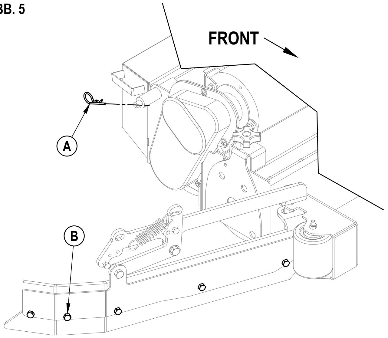 NILFISK BR 1050S - Erneuern der Seitenschürze(n) des Scheuersystems: - 1