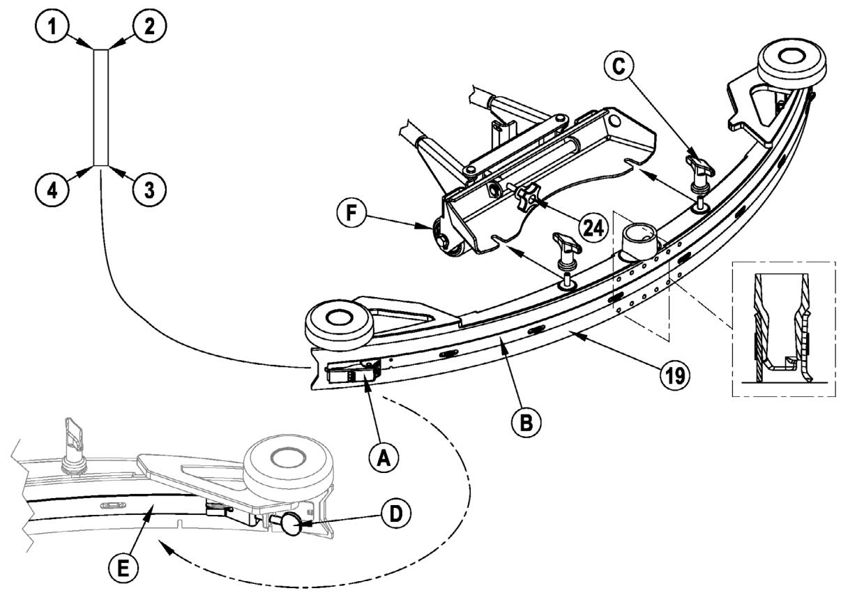 NILFISK BR 1050S - JUSTIERUNG DER ABSAUGLEISTE - 1