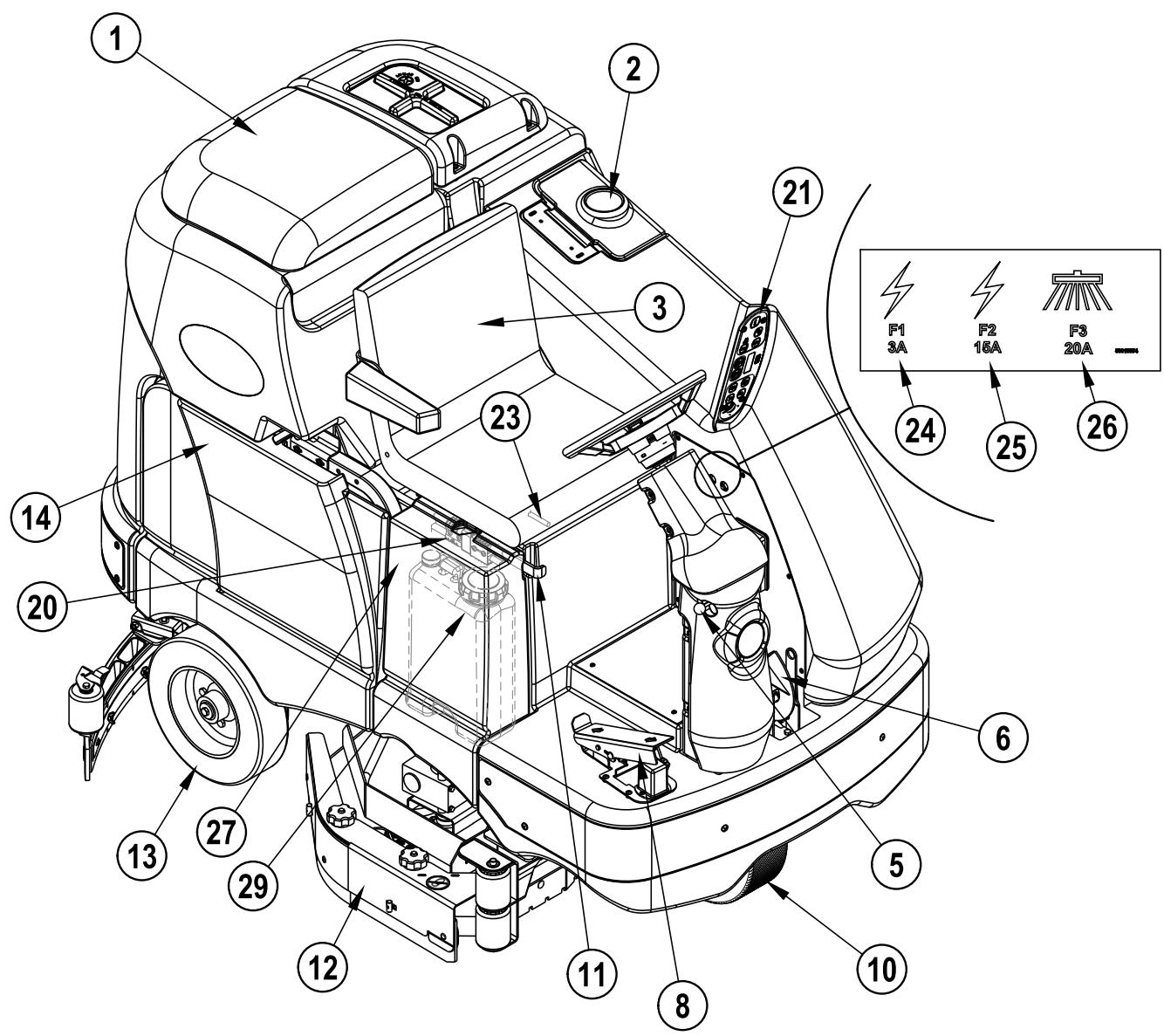 NILFISK BR 1100S - Conservez soigneusement ces instructions - 1